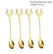 Merry Christmas Spoons Xmas Party Tableware Ornaments Christmas Decorations