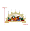 Wooden Christmas LED Bridge Lamp Decorations