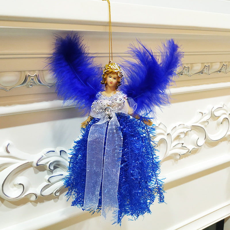 Christmas Children's Cute Doll Plush Angel Pendant
