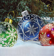 Christmas Ornament Ball Outdoor Pvc 60CM Inflatable Decorated Ball PVC Giant Big Large Balls Xmas Tree Decorations Toy Ball