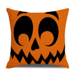Halloween New Pumpkin English Alphabet Cartoon Car Sofa Cushion Waist Pillowcase