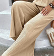 Women's Clothing Casual Loose Slimming Crumpled Wide-leg Pants