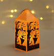 Halloween Pumpkin Lamp Decorations Children's Portable Small Night Lamp Cage Desktop Decoration Layout Props