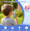 Video Walkie Talkies for Kids, Handheld 2 Pack Rechargeable Video Intercom Kids Walkies Talkies, Indoor Outdoor Toys for Family Games, Outside, Camping, Hiking for Boys Girls Ages 3-12 (Blue/Pink)