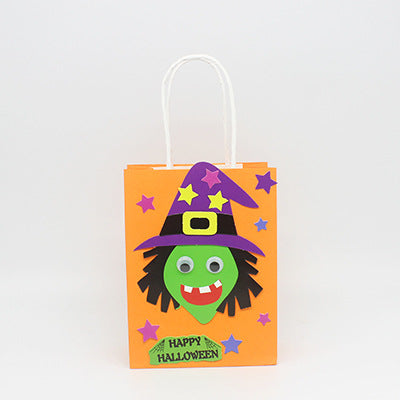 Halloween Cartoon DIY Begging Sugar Bag Handmade Material Bag