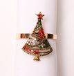 Christmas Elk Wreath Christmas Tree Bells Snowflake Napkin Ring