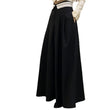 Women's Fashion Flanging Contrast Skirt