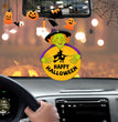 Halloween Pumpkin Car Pendant Acrylic Flat Ornament