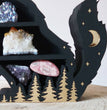 Wolf-shaped Moon Crystal Shelf Halloween Shelves