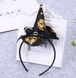 Halloween Witch Hat Headband Holiday Children Props Party Hair Accessories
