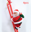 Santa Claus Climbing Ladder Electric Santa Claus Climbing Ladder