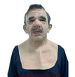 Halloween Granny Mask Latex Headgear Wig Mask