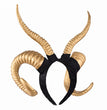 Dark Witch Horn Witch Horn Headband Halloween Hair Accessories