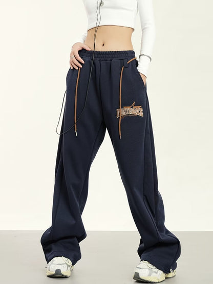 All-matching Loose Simple Trendy Fashion Sports Casual Pants