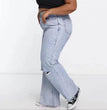 Plus Size Fashion Jeans Women's Trousers Fat Women's Trousers