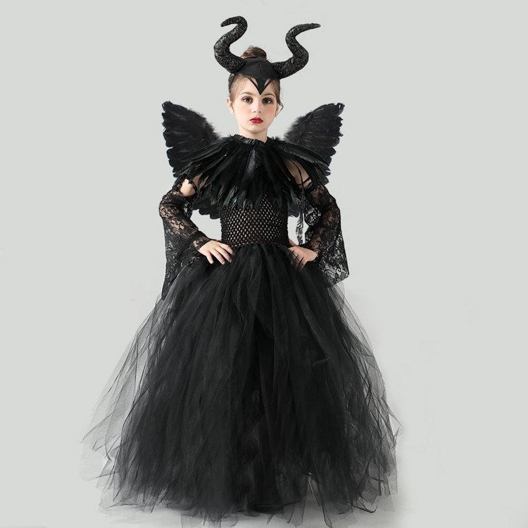 Girl Halloween Costume Witch Dress Dress