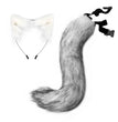 Halloween Party Faux Fox Tail Hairband Plush