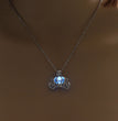 Halloween Pumpkin Cart glow-in-the-dark necklace