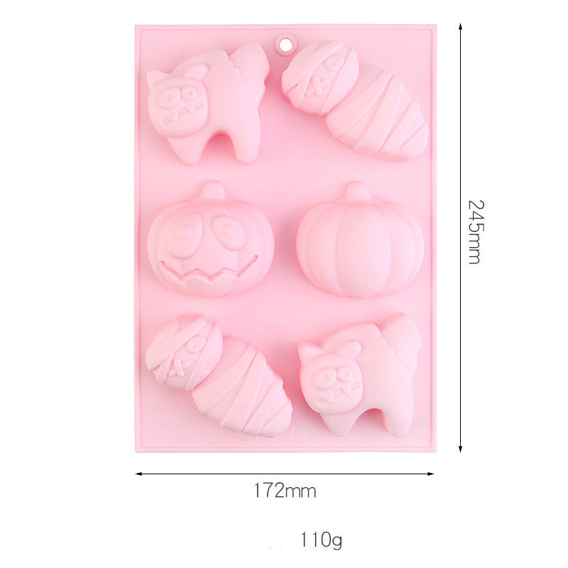 Halloween Shape Silicone Cake Baking Mold