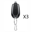 1500mAh Mini Power Emergency Pod Keychain Charger With Type-C Ultra-Compact Mini Battery Pack Fast Charging Backup Power Bank