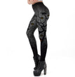 Women's Halloween Pumpkin Head Print Leggings