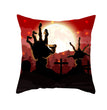 Home Cartoon Halloween Velvet Pumpkin Head Pillowcase