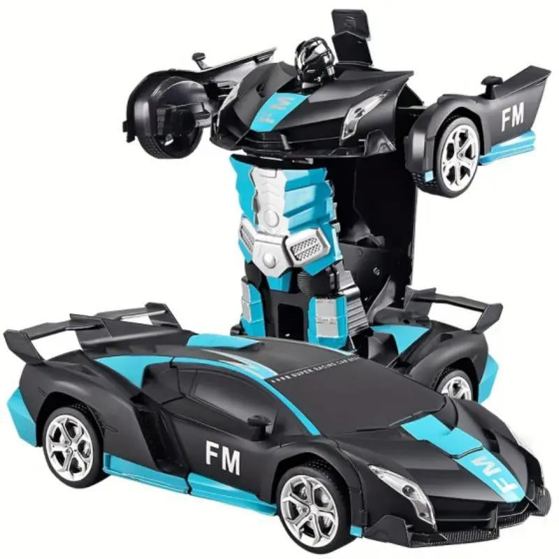 [Xmasgifts]Transform Easter RC Cars for Boys 3-15,2.4Ghz Remote Control 1:18 Scale Robot Deformation 360° Rotation Rechargeable Batteries Included High-Quality ABS Plastic Gift Set,Blackfriday,Christmas