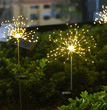 Solar Ground Plug Firework Light Led Copper Wire