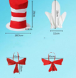 Halloween Dr Seuss Birthday Party Hat Stage Props