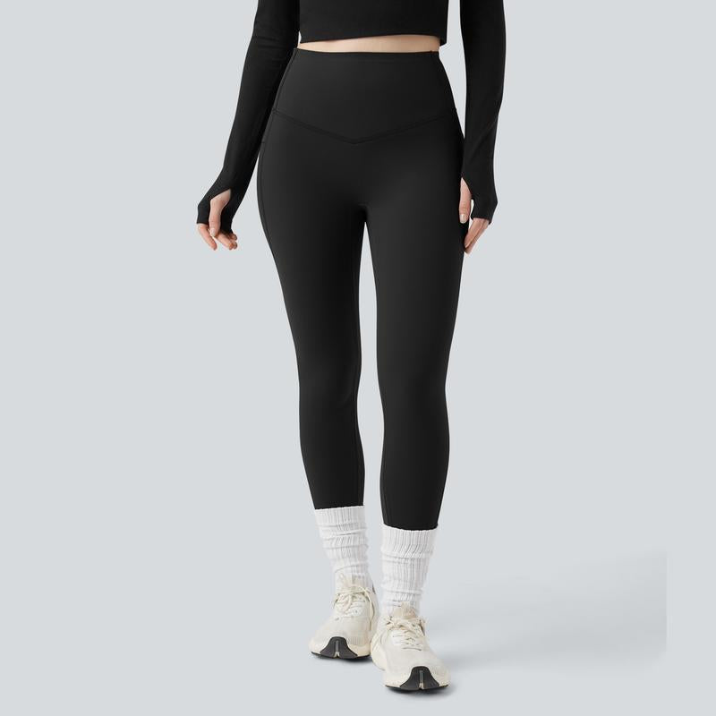 Halara Ultrasculpt Extra Heat High Waisted Tummy Control Shaping Yoga Leggings with Pockets #Tiktokshopholidayhaul