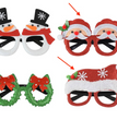 Christmas decoration glasses