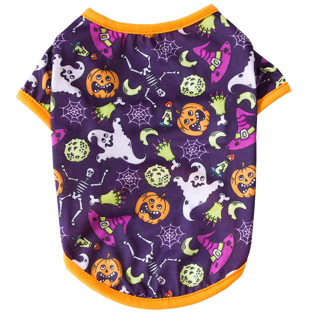 Halloween Series New Dog Clothes T Shirt