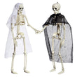 Halloween Plastic Skull Ghost Skeleton Decoration Props