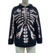 Fashion Halloween Skull Print Long Sleeve Hoodie