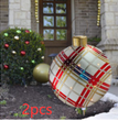 Christmas Ornament Ball Outdoor Pvc 60CM Inflatable Decorated Ball PVC Giant Big Large Balls Xmas Tree Decorations Toy Ball