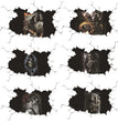 Halloween Horror Skull Car Window Stickers