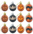 Halloween Decorations 6cm12 Painted Matte Plastic Balls