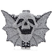 Halloween Crystal Women's Bag Skull Bat