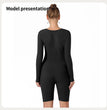 Women's Fashion Simple Solid Color Bodysuit