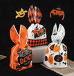 New Halloween Packaging Bag Rabbit Ears Pumpkin Candy Snack Bag Baking Biscuits Gift Bag 50 PCs