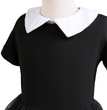 Children Shirt Black Drama Same Style Girl Cosplay Clothes Doll Collar Mesh Umbrella Princess Dress