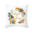 New Product Halloween Pillowcase Pumpkin Letter Fly Velvet Pillow Cushion Cover