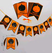Halloween Double-layer Felt Cloth Holiday Party Shopping Mall Store Window Ornaments