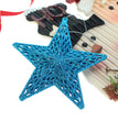 Christmas Three-dimensional Plastic Mesh Star Decoration