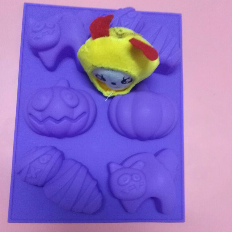Halloween Pumpkin Ghost Mummy Silicone Cake Mold
