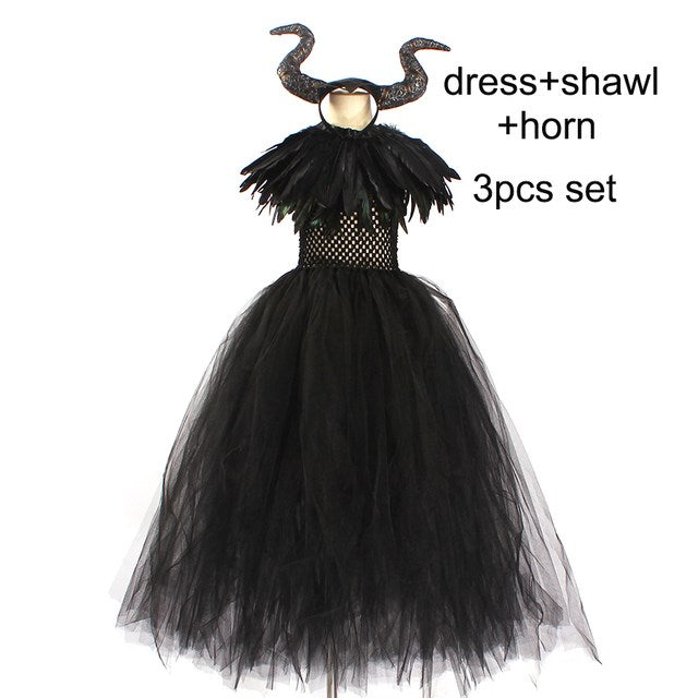 Girl Halloween Costume Witch Dress Dress