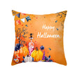 New Product Halloween Pillowcase Pumpkin Letter Fly Velvet Pillow Cushion Cover
