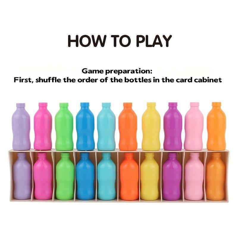 Colorful Guessing Bottle Matching Toy for Kids - Interactive Memory Development Parent-Child Game - Durable Board Game for Boys Girls - Perfect Birthday Festival Gift