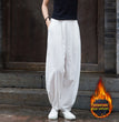 Cotton And Linen Women's Clothing Artistic Stone Washed Loose Bloomers