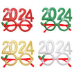 2024 New Year Christmas Glasses Children Gift Party Decoration
